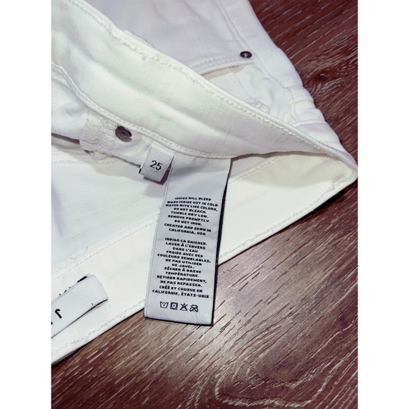 🆕 J Brand 835 Mid-Rise Capri in Blanc / Size: 25 - Picture 3 of 12